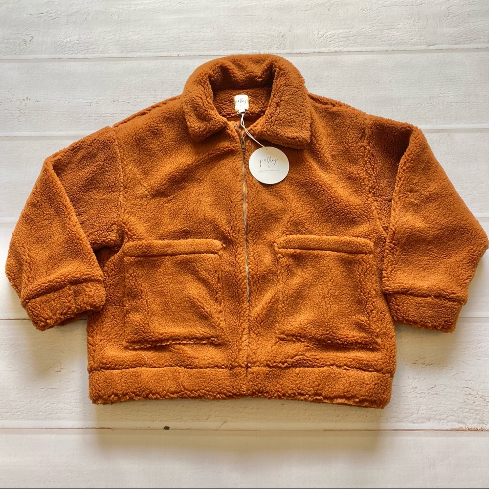 NWT - Princess Polly - Teddy Bear Brown Coat